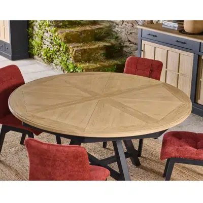 Table ronde extensible
