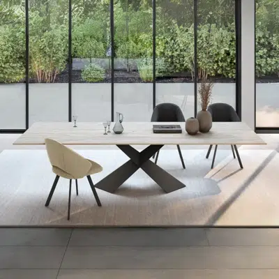 Table extensible céramique