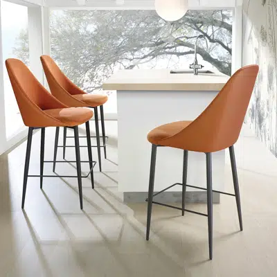 Chaise snack pivotante