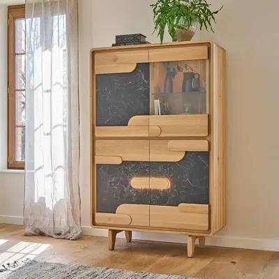 Vitrine 4 portes