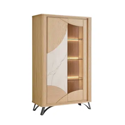 Vitrine 2 portes