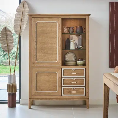 Vitrine 3 portes 1 niche
