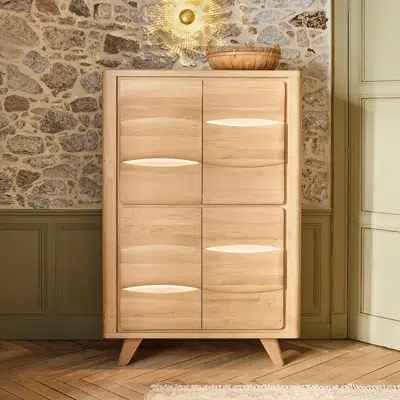Vitrine 4 portes