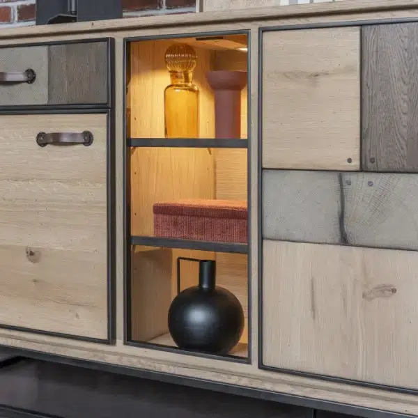 Enfilade 3 portes 2 tiroirs 1 niche