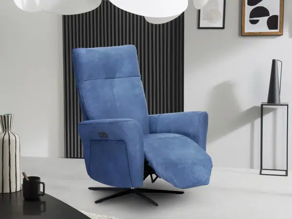 Fauteuil relaxation pivotant électrique
