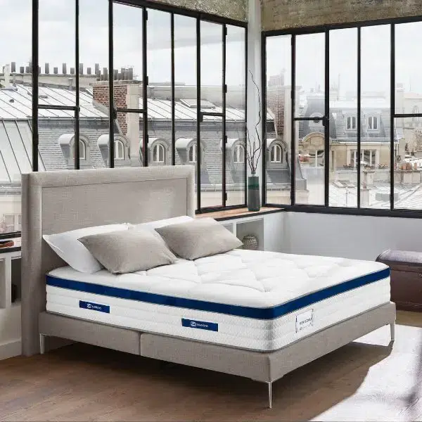 Matelas ressorts ensachés et mousse