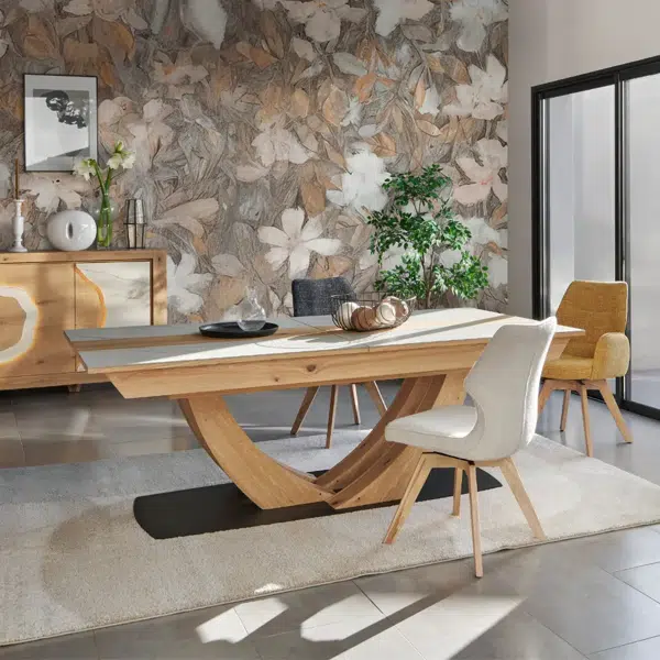 Table extensible céramique